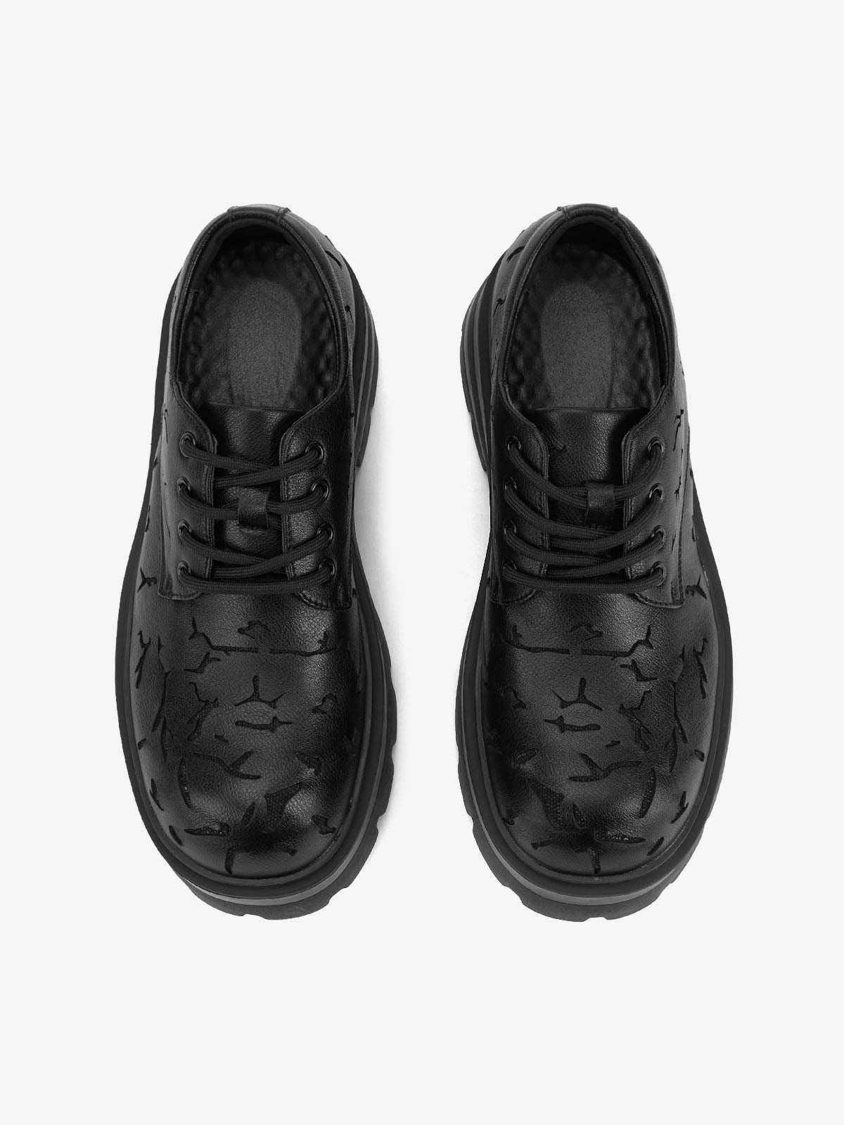 UrbanLaws Sokak Modası Crackle Leather Shoes
