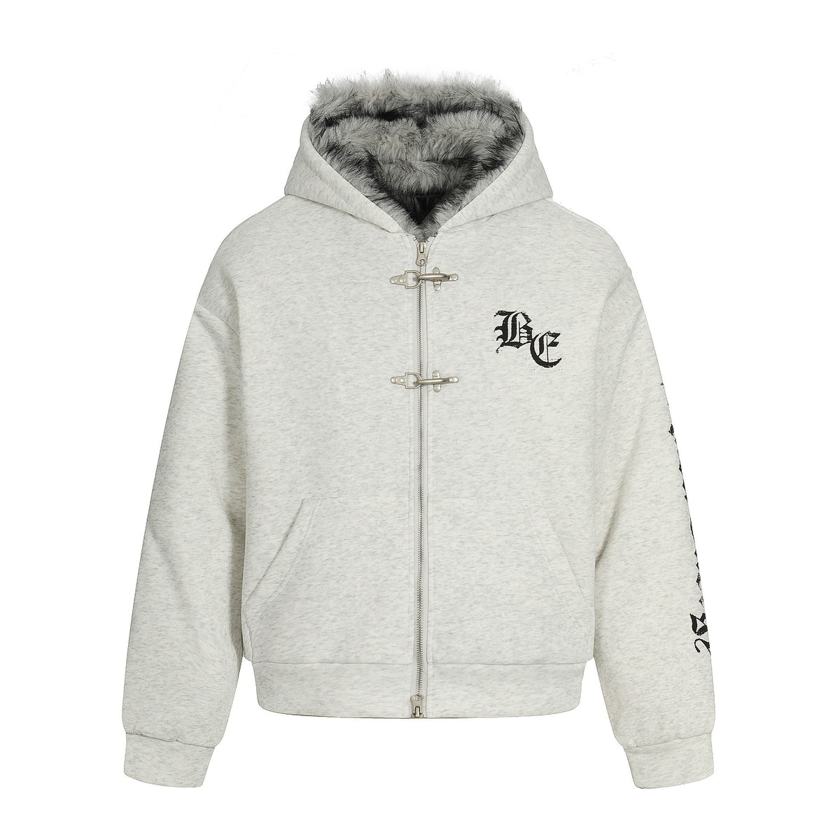 UrbanLaws Kürk Kapüşonlu Bomber Mont