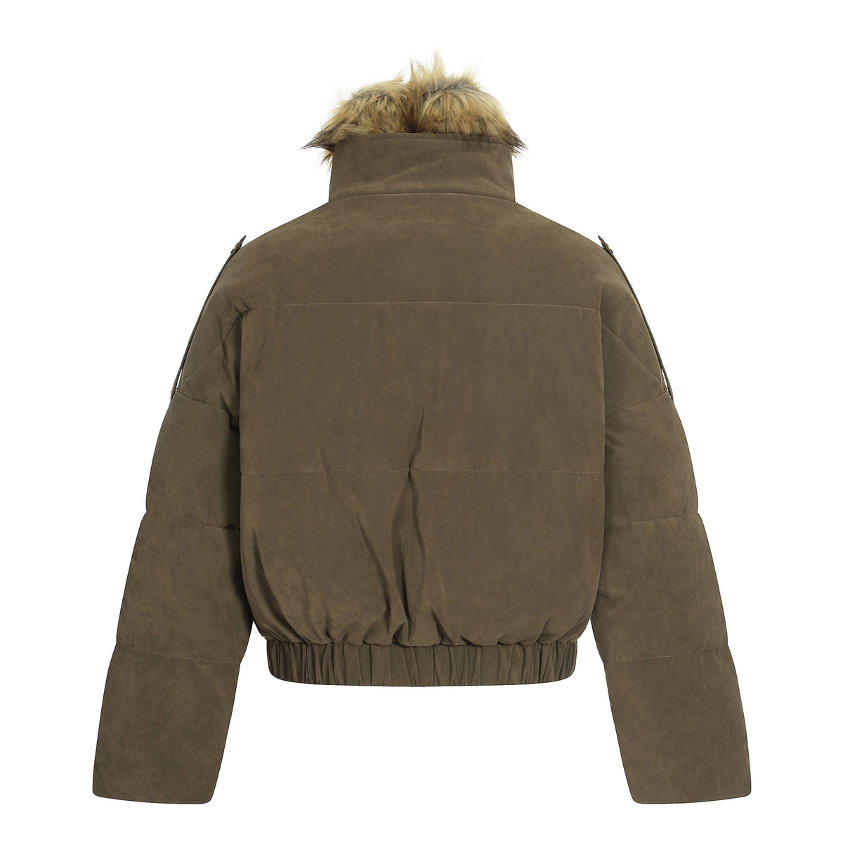 UrbanLaws Premium Fur-Collar Vintage Ceket