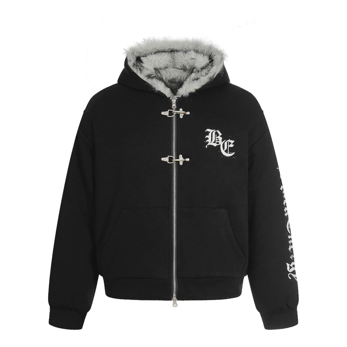UrbanLaws Kürk Kapüşonlu Bomber Mont
