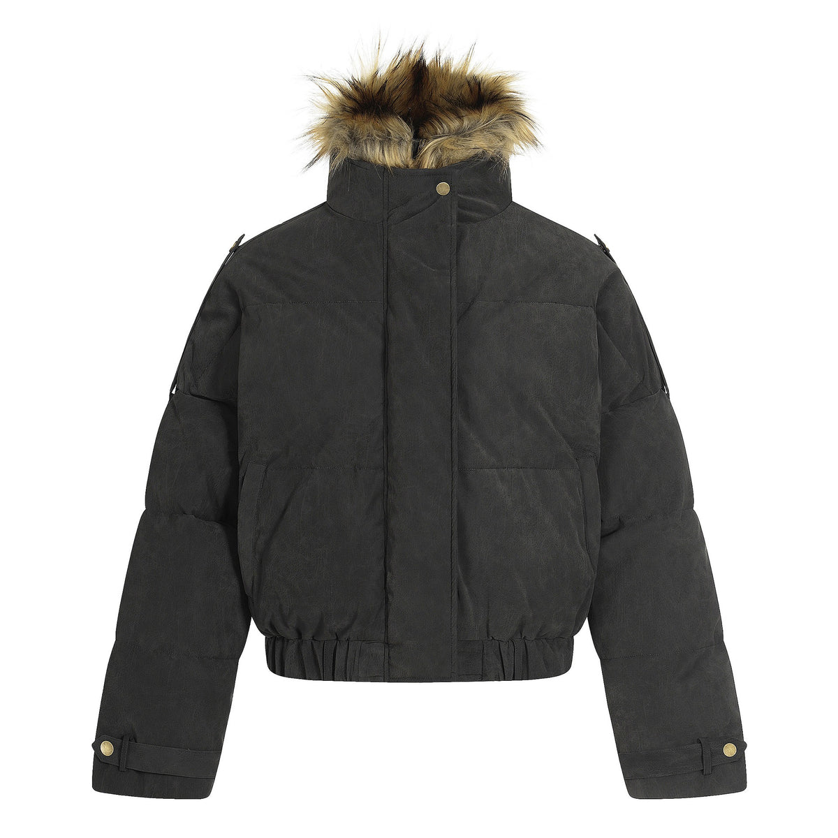 UrbanLaws Premium Fur-Collar Vintage Ceket