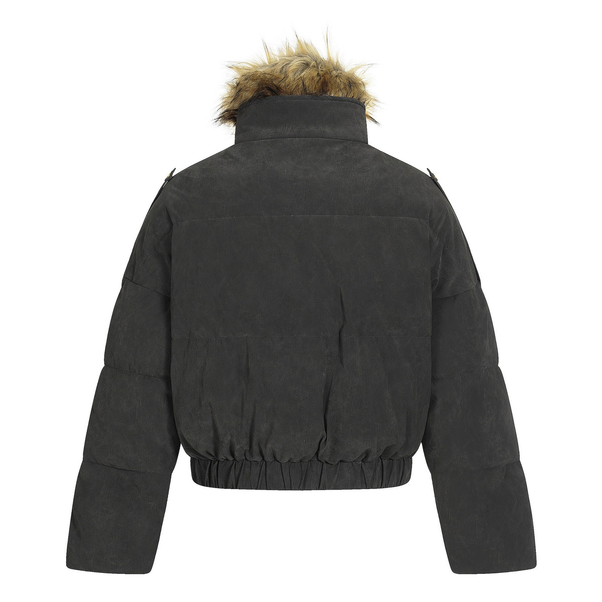 UrbanLaws Premium Fur-Collar Vintage Ceket