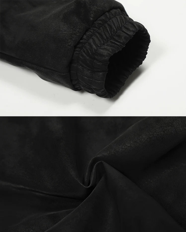 UrbanLaws Noir Crimson Kırmızı Kürklü Ceket