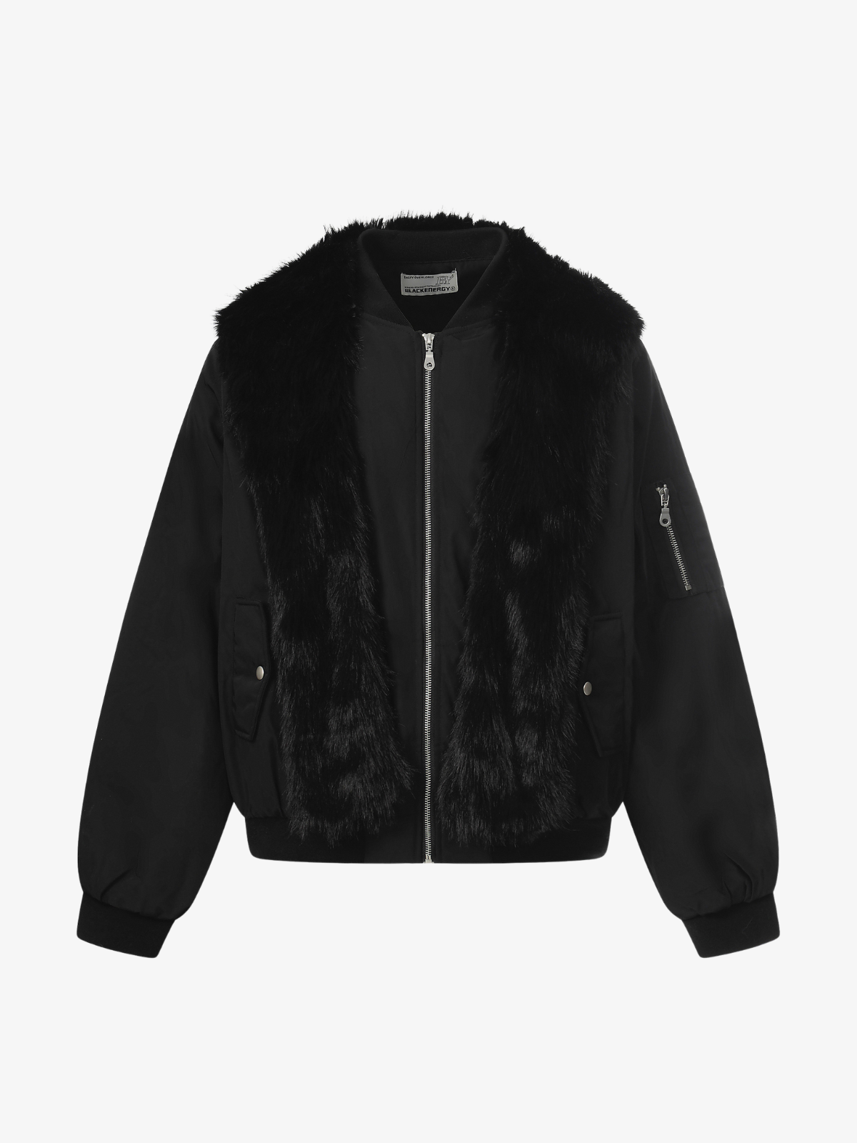 Retro Kapitone Bomber | Kürklü Detay Ceket