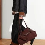 UrbanLaws Elegant Vegan Süet Tote Çanta